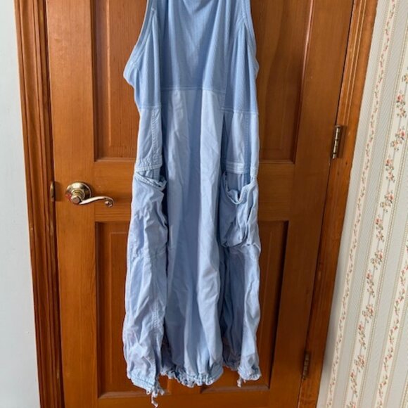 Light blue, cotton,  loose-fitting, casual dress by Daily Practice (Petite XL) - Picture 1 of 4